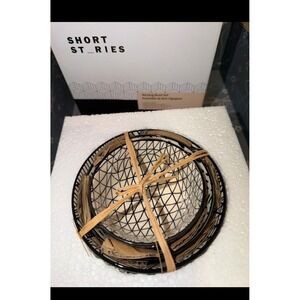 Short Stories Nesting Bowl Set Geometric Black White Kitchenware